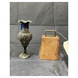 Metal Bud Vase & Cowbell