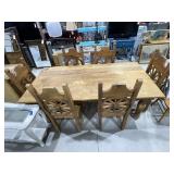 Western Style Kitchen Table w/6
