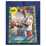 1986 TOPPS STEVE GROGAN CARD
