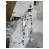 Glass Wind Chime - Metal Horse Dï¿½cor & Dï¿½cor