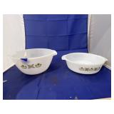 2 Pcs Fireking - Meadow Green Mixing Bowl