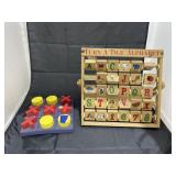 Turn a Tile Alphabet Game - Tic Tac Toe Game
