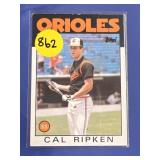 1986 TOPPS HOF CAL RIPKEN CARD
