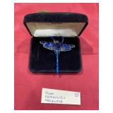 Blue Dragonfly Necklace