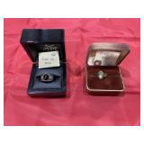 2 Gold Toned & Silver Toned Rings