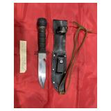 Survival Knife 6" Blade All Metal