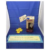 3 Pcs - Kountry Krystal Goblet NIB- Wall Dï¿½cor