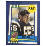 ROOKIE CARD 1990 TOPPS TRADED HOF JUNIOR SEAU