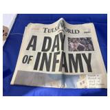 Tulsa World Newspaper 9-11 Front Page