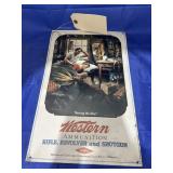Metal Western Ammunition Sign