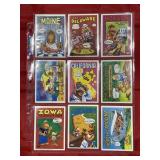 9 ALF 1987 State Stickers