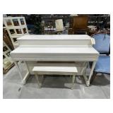 Small Piano w/Bench 55"L x 25"W