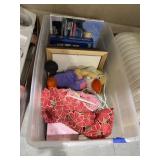 Box w/Assorted Books - Pic Frame - Horn