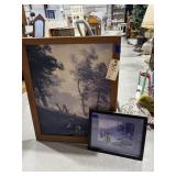 2 Pcs - Framed Native American Wall Art 25"x31"