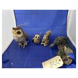 4 Pcs - Bird & Animal Figurines