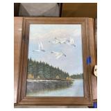 Framed Painted Canvas 15"x19"