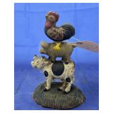 Painted Cast Iron Door Stop