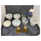 9 Pcs - Compote Bowls - Tumblers - Votives