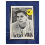 SCARCE CARD 1975 TCMA CHARLIE KELLER