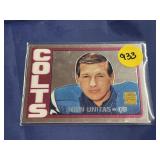 INSERT CARD TOPPS HOF JOHNNY UNITAS