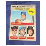 1970 HOF SEAVER/NIEKRO/JENKINS/MARICHAL CARD