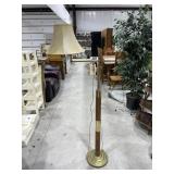 Swinging Arm Floor Lamp w/Shade 55"H