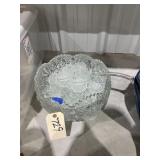 Crystal Punch Bowl & Punch Cups