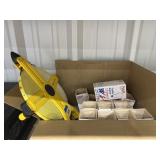 Westward 300 Ft Measuring Tape & Light Bulbs