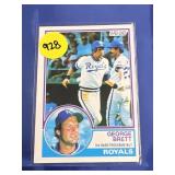 SCARCE CARD 1983 TOPPS HOF GEORGE BRETT