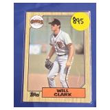 ROOKIE CARD 1987 TOPPS WILL CLARK