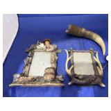 3 Pcs - Horn Tip & Western Pic Frames