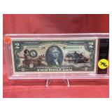 $2 WWII Battle of El Alamein Embellished Note