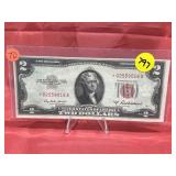 1953 Red Seal $2 Note