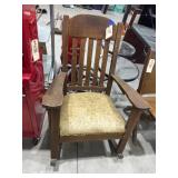 Vintage Wooden Rocking Chair