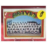 1972 TOPPS BRAVES TEAM CARD