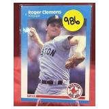EARLY CARD 1987 FLEER ROGER CLEMENS