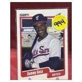 ROOKIE CARD 1990 FLEER SAMMY SOSA