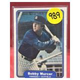 1982 FLEER BOBBY MURCER CARD