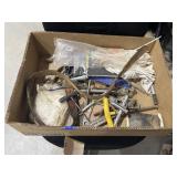 Assorted Hand Tools - Sand Paper - Leather Belt