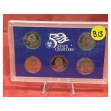 1999 US Mint 50 State Quarters Proof Set