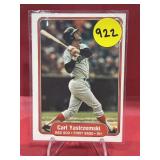 1982 FLEER HOF CARL YASTRZEMSKI CARD