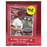 1983 STAR HOF MIKE SCHMIDT CARD
