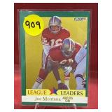 1991 FLEER HOF JOE MONTANA CARD