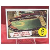 INSERT CARD TOPPS HOF MICKEY MANTLE