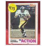 1982 TOPPS HOF FRANCO HARRIS CARD
