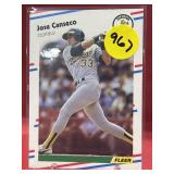 EARLY CARD 1988 FLEER JOSE CANSECO