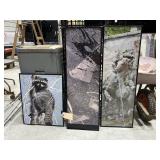 3 Pcs - Metal Framed Wall Dï¿½cor 36"x12"
