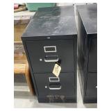 Hon 2-Drawer Metal Letter Sized Filing Cabinet