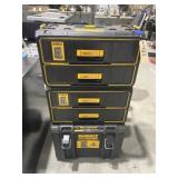 DeWalt Tough System 2/0 3-Pc Tool Box