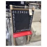 Kids Folding Chalkboard & Dry Erase Board